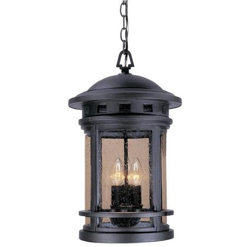 Designers Fountain Exterior Hanging Lantern in Oil Rubbed Bronze with Seedy