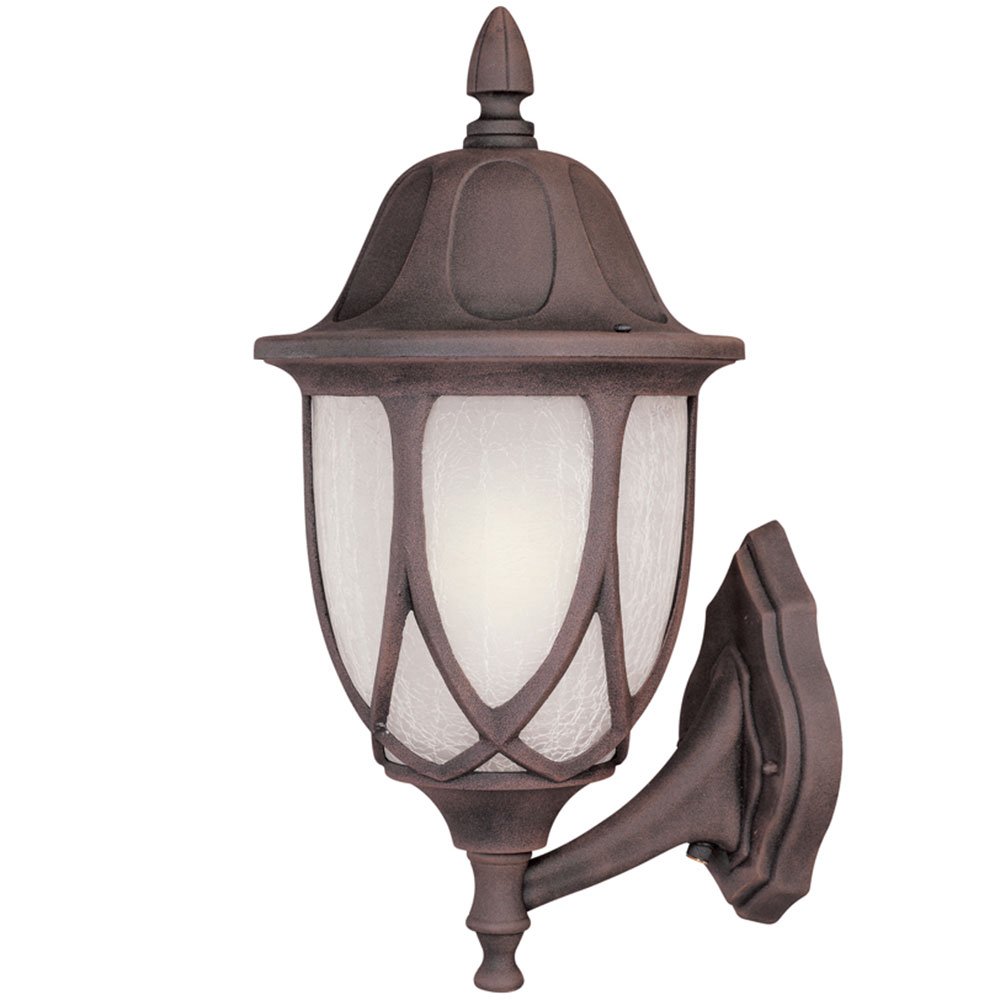 Designers Fountain 9" Wall Lantern in Autumn Gold with Satin Crackled