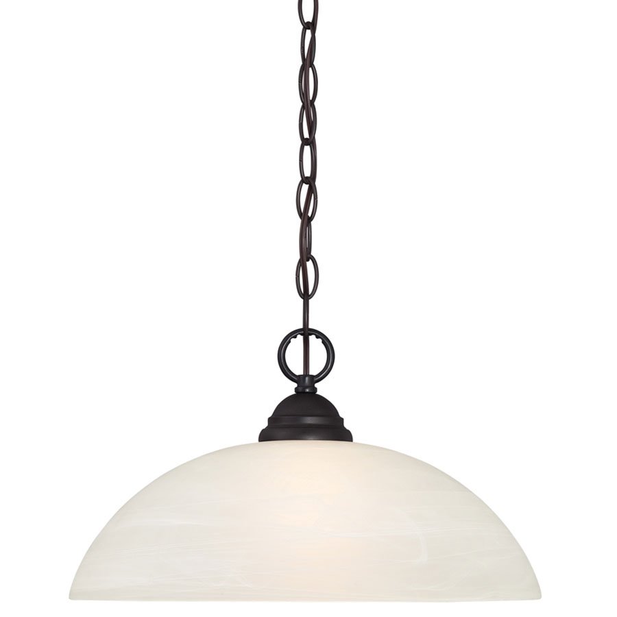Designers Fountain Down Pendant in Oil Rubbed Bronze with Frosted
