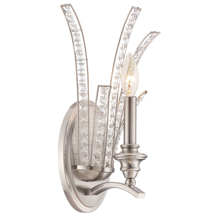 Designers Fountain Wall Sconce in Satin Platinum