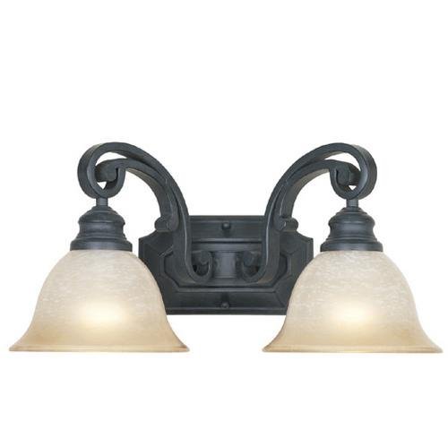 Designers Fountain Interior Bath / Vanity / Wall Sconce in Natural Iron with Ochere Finished