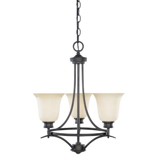 Designers Fountain Interior Chandelier in Oil Rubbed Bronze with Satin Bisque