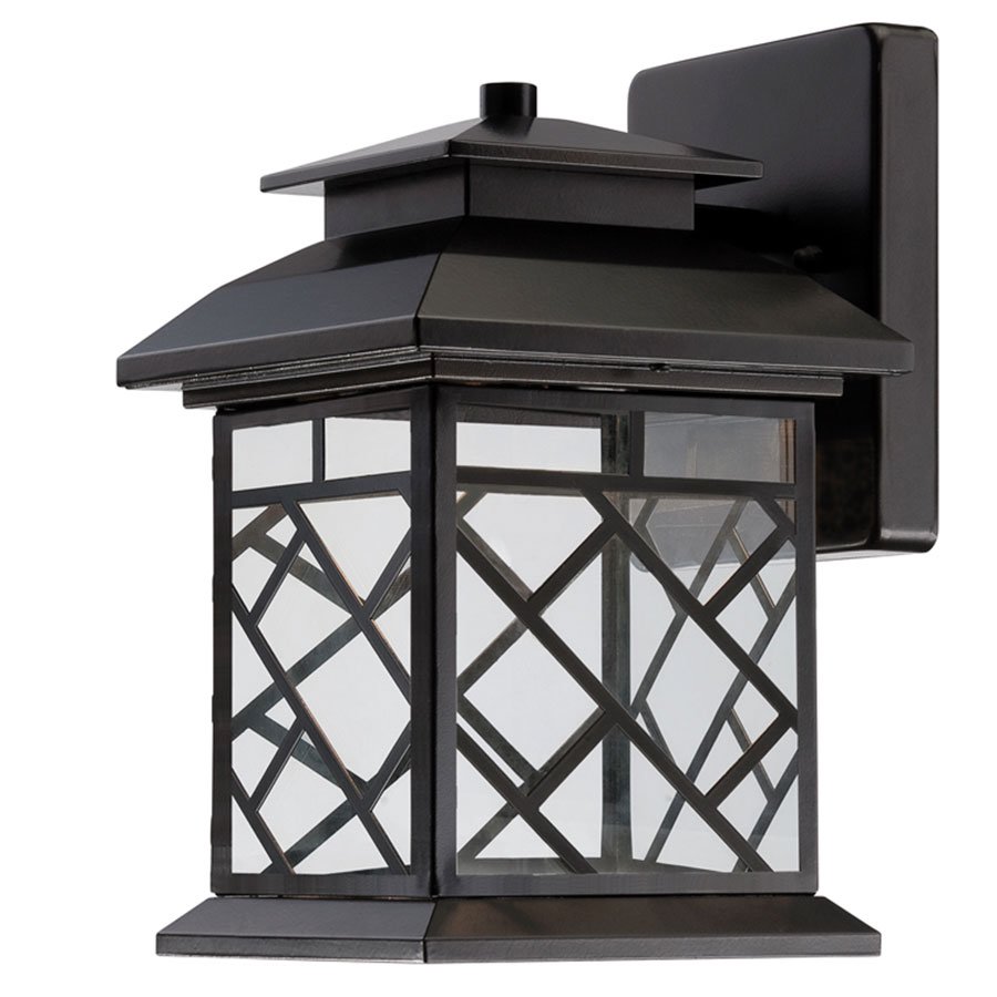 Designers Fountain 6" LED Wall Lantern in Oil Rubbed Bronze with Clear