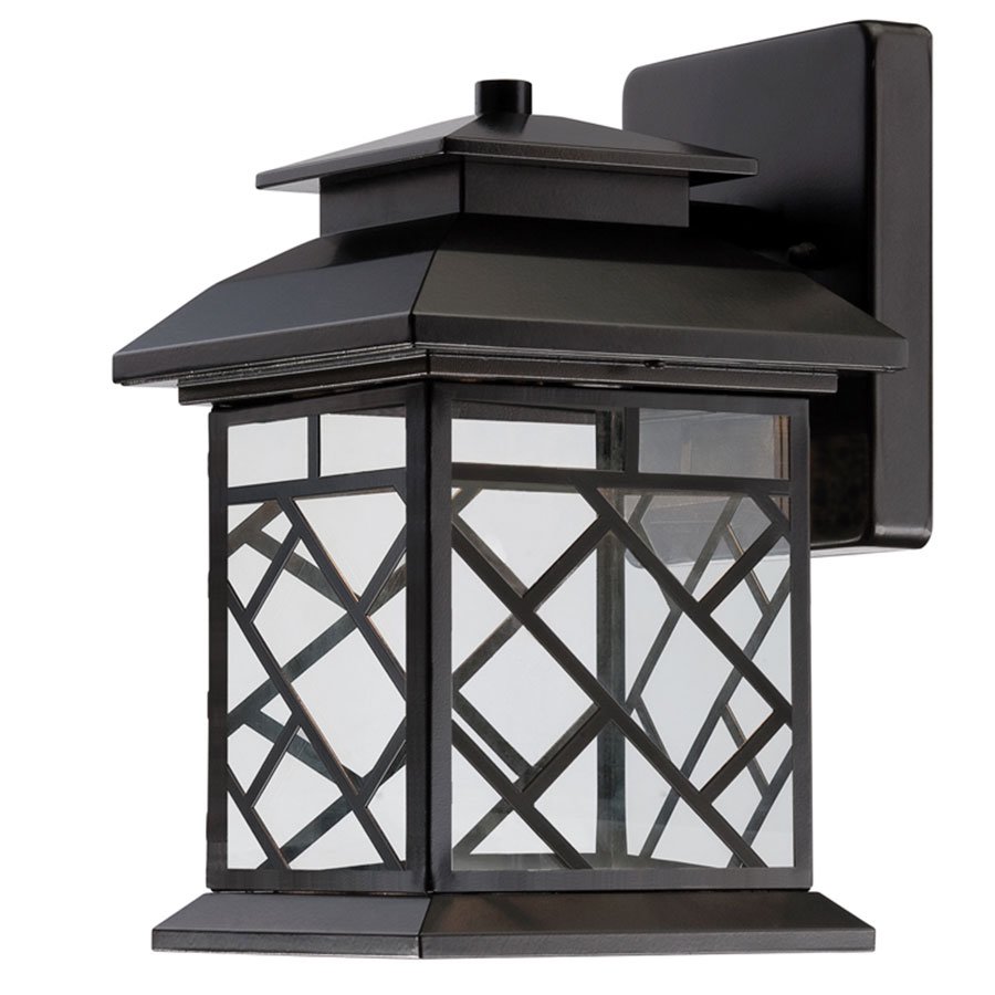 Designers Fountain 8" LED Wall Lantern in Oil Rubbed Bronze with Clear
