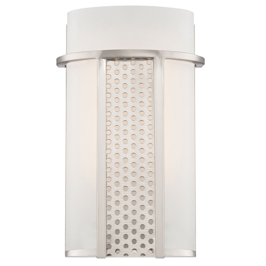 Designers Fountain LED Wall Sconce in Satin Platinum with Frosted