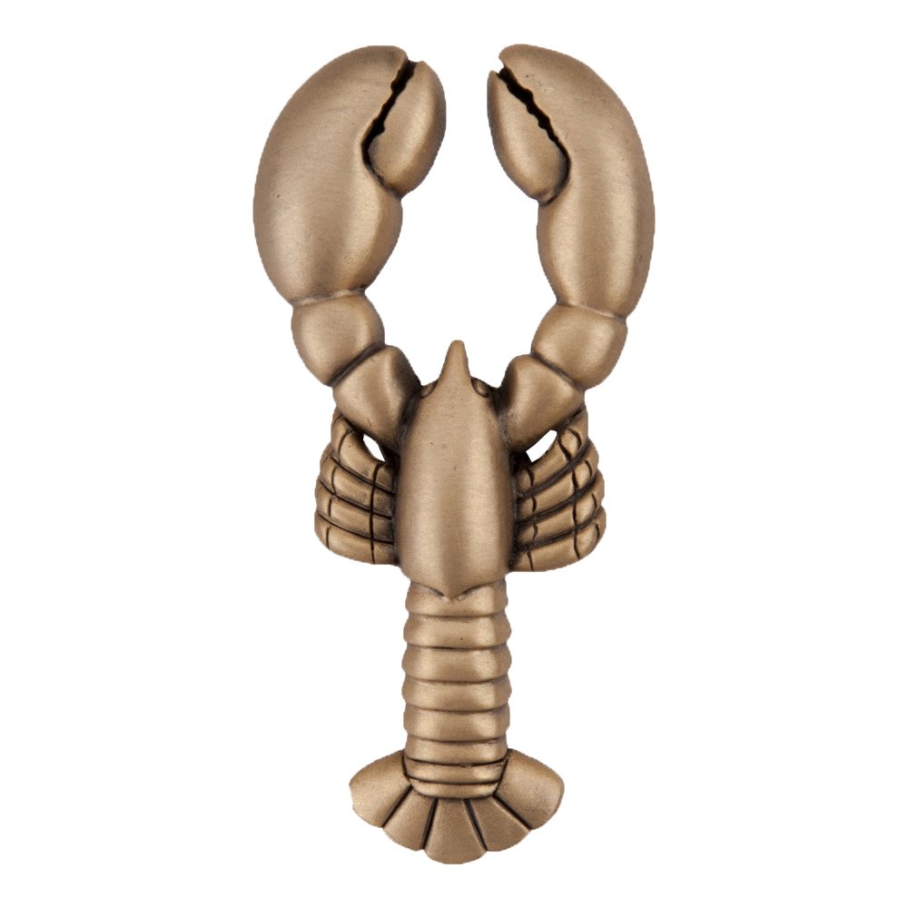 Acorn MFG 2" Lobster Knob in Museum Gold