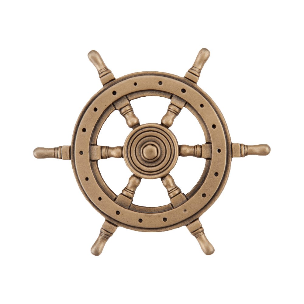Acorn MFG 1 3/4" Ship's Wheel Knob in Museum Gold