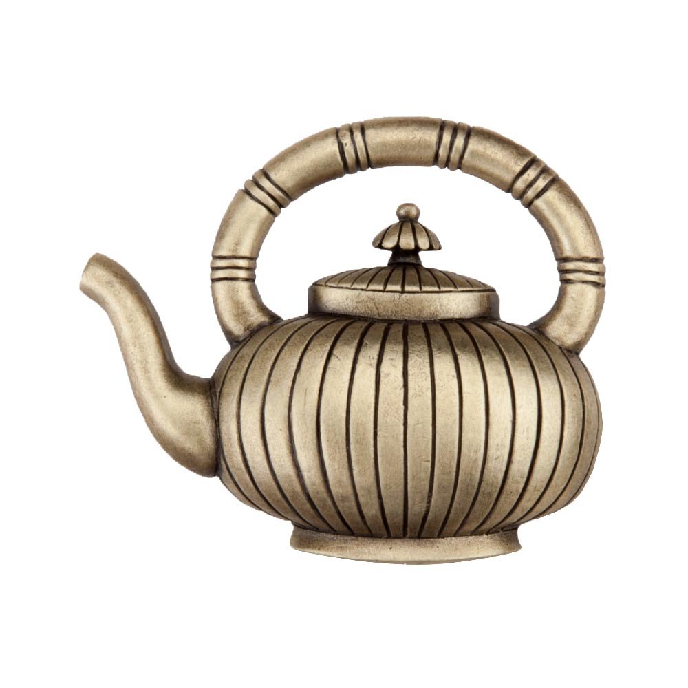 Acorn MFG 1 3/4" Teapot Knob in Antique Brass