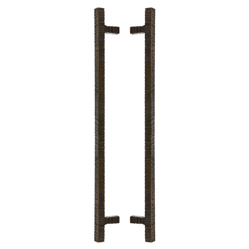 Du Verre Hardware 14 1/2" (368mm) Centers Square Back to Back Bar Pull in Oil Rubbed Bronze -ORB