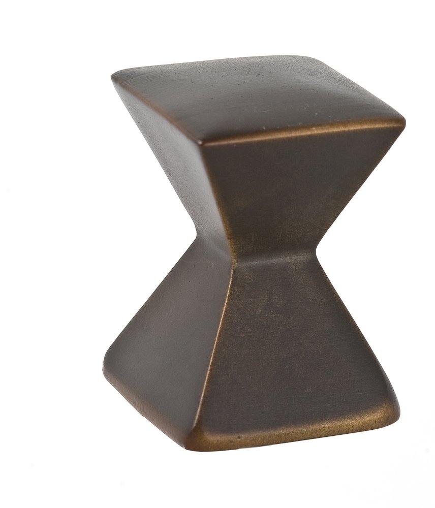 Du Verre Hardware Collection Extra Large Square Knob in Oil Rubbed Bronze