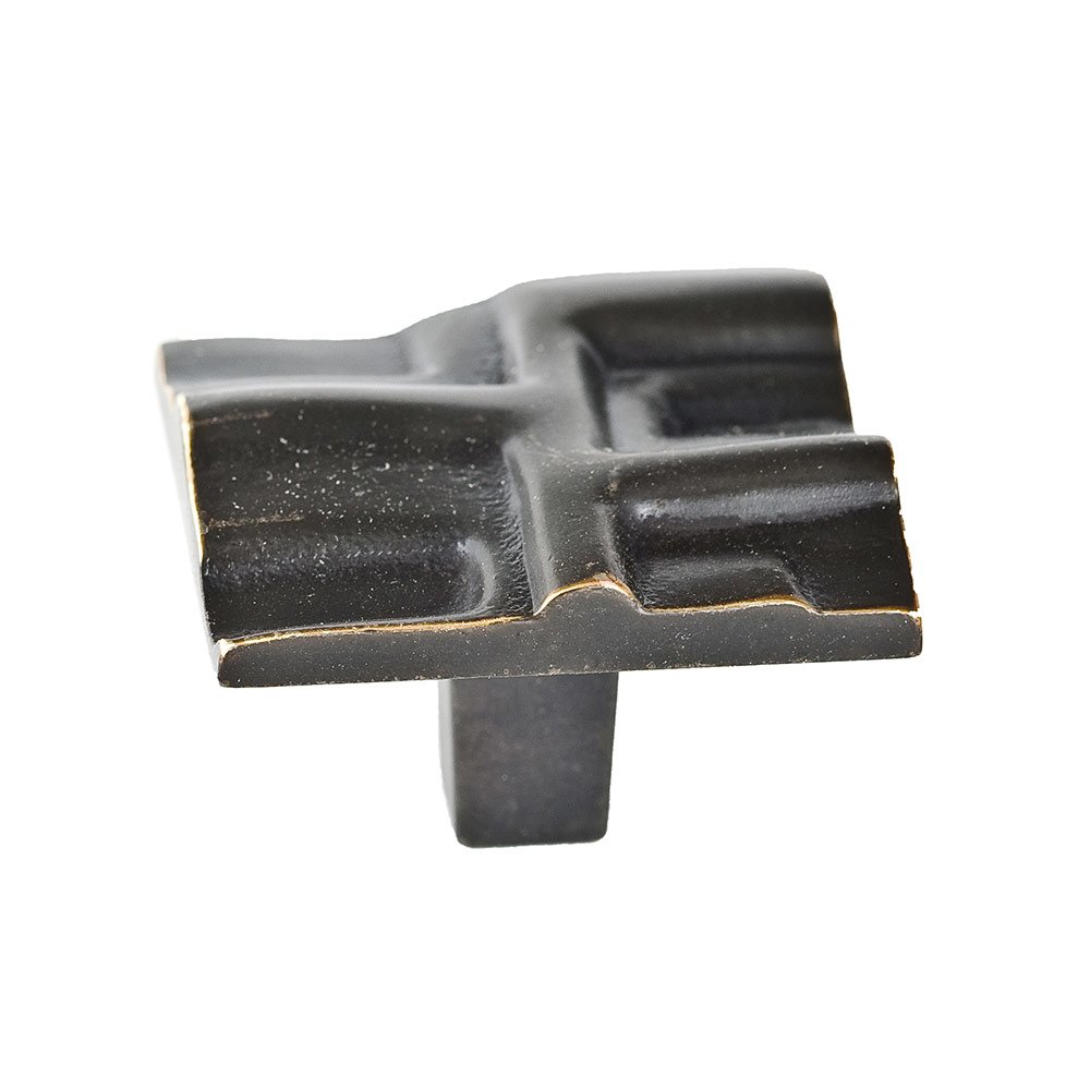 Du Verre Hardware Square Knob in Oil Rubbed Bronze -ORB