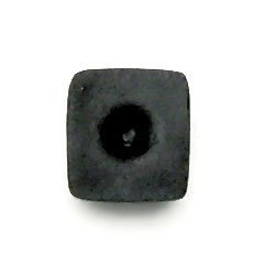 Du Verre Hardware Small Knob in Black Aluminum