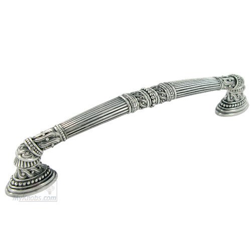 Edgar Berebi 5" Centers Empire Handle with Decorative Center in Burnished Pewter