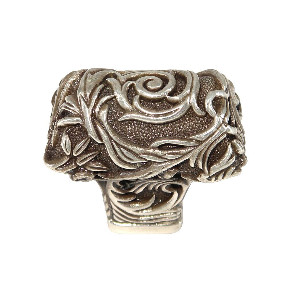Edgar Berebi Rectangle Knob in Antique Copper