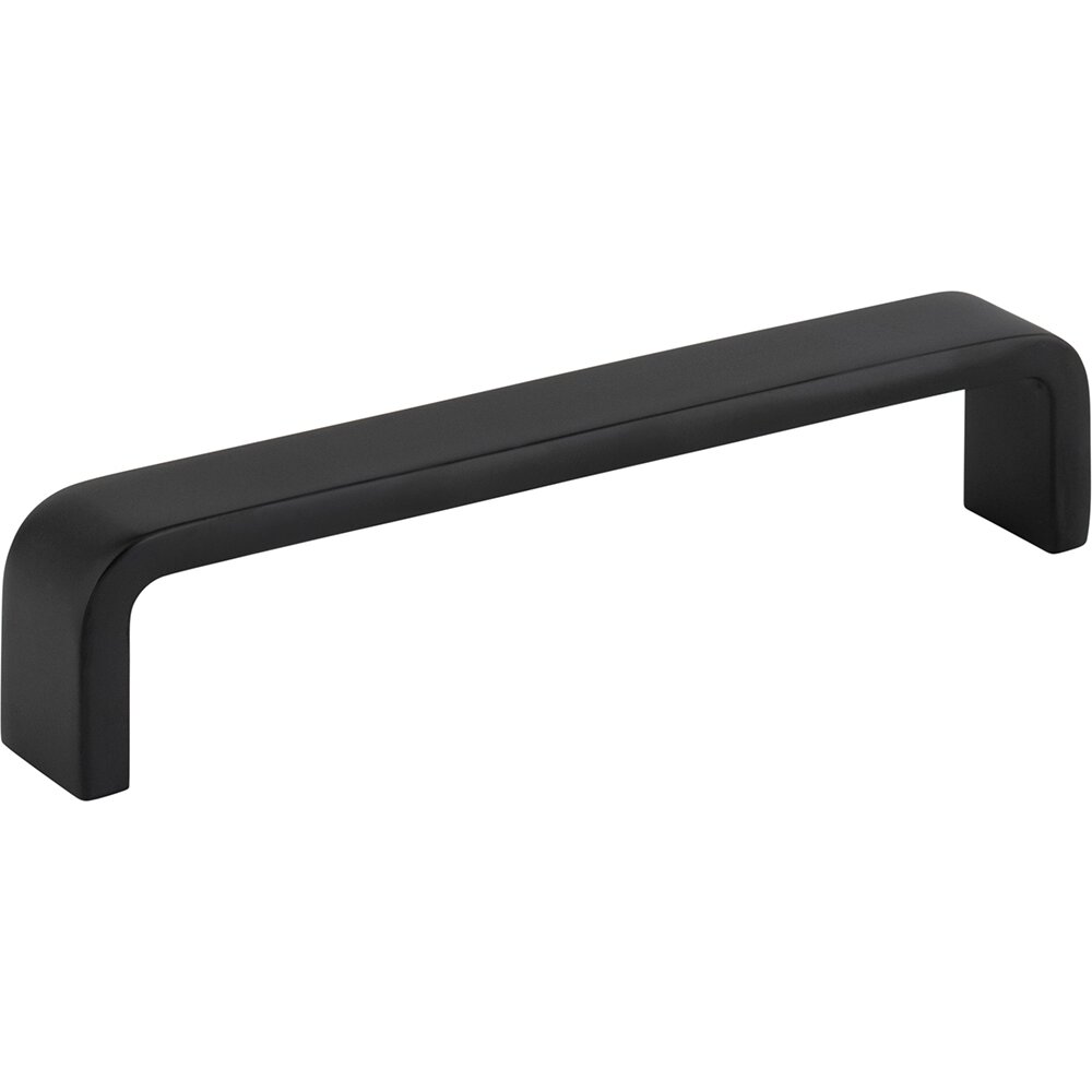 Elements Hardware 128mm Centers Square Asher Cabinet Pull in Matte Black