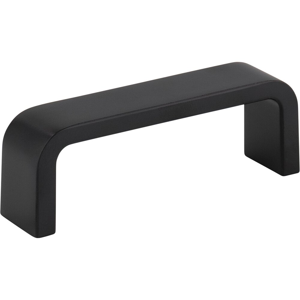 Elements Hardware 3" Centers Square Asher Cabinet Pull in Matte Black