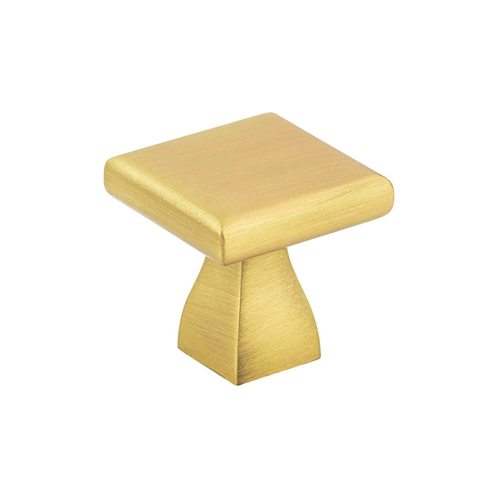 Elements Hardware 1" Long Square Cabinet Knob in Brushed Gold
