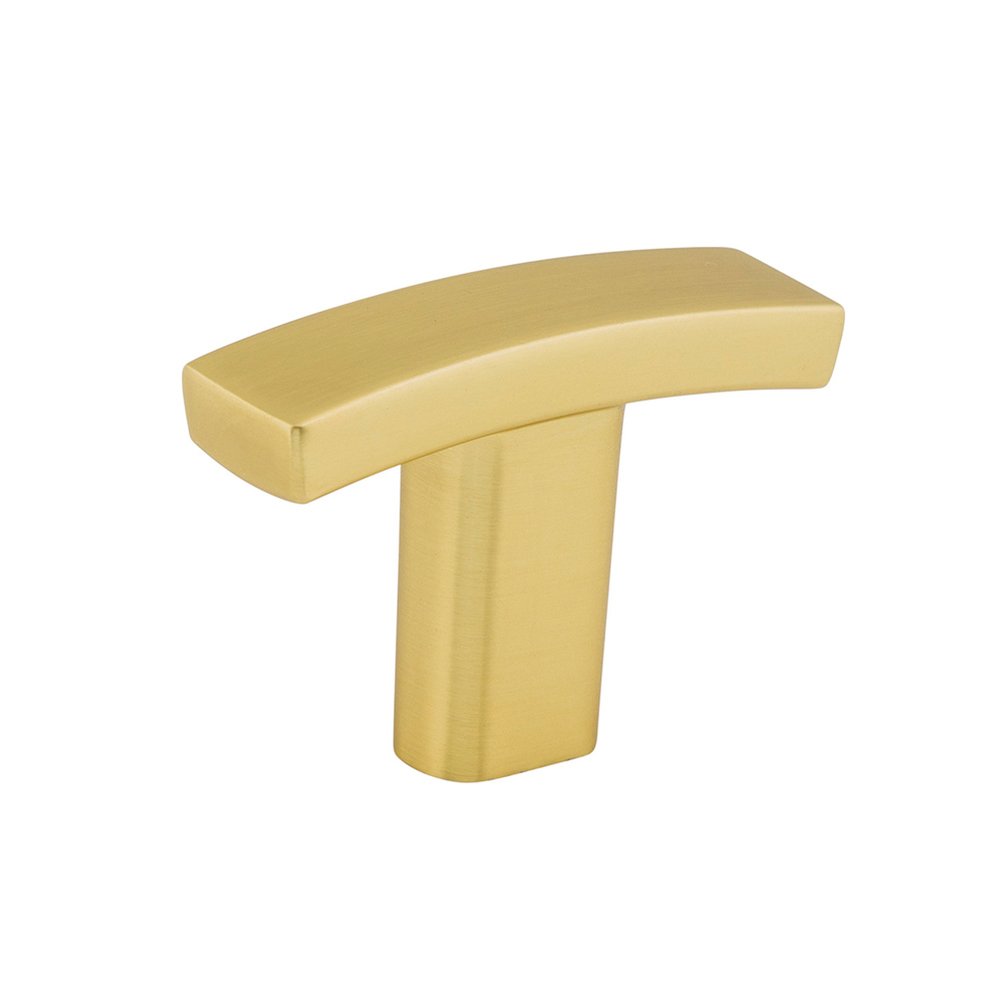 Elements Hardware 1 1/2" Long "T" Cabinet Knob in Brushed Gold