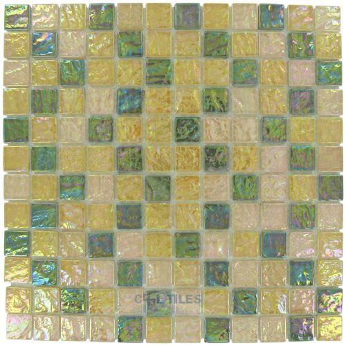 Elida Ceramica 12"x12" Glass Mosaic in Natural Oil