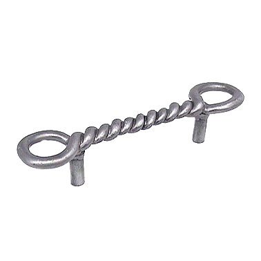 Emenee Twisted Wire Pull in Antique Bright Silver