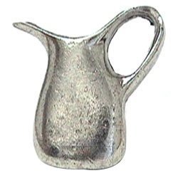 Emenee Water Pitcher Knob in Antique Matte Silver