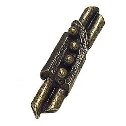 Emenee Modern Dots Knob in Antique Matte Brass