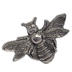 Emenee Bee Knob in Antique Matte Silver