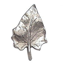 Emenee Leaf Shape Knob in Antique Matte Silver