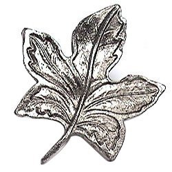 Emenee Five Sides Leaf Knob in Antique Matte Brass