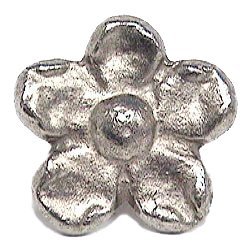 Emenee Flower Shape Knob in Antique Matte Silver