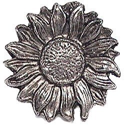 Emenee Sunflower Knob in Antique Matte Silver