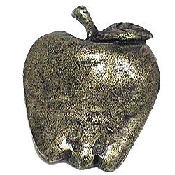 Emenee Apple Knob in Antique Matte Silver