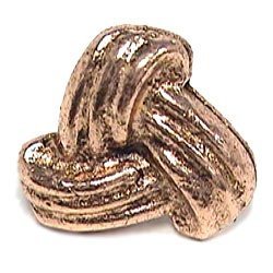 Emenee Three Side Stripe Geo Form Knob in Antique Matte Copper