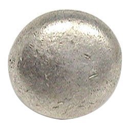 Emenee Basic Bold Round Knob in Antique Matte Silver
