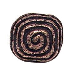 Emenee Swirl Knob in Antique Matte Copper