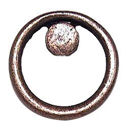 Emenee Circle Knob in Antique Matte Brass