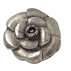 Emenee Flower Petals Knob in Antique Matte Silver