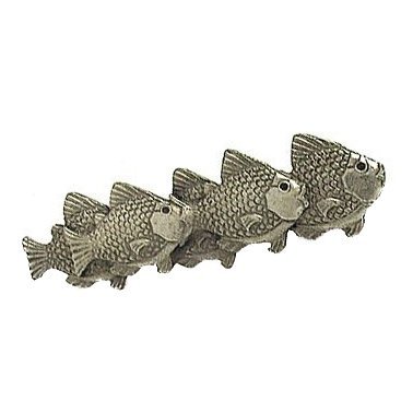 Nautical School Of Fish Right Pull In, Fish Cabinet Knobs