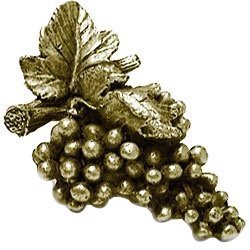 Emenee Grapes Knob in Aged Brass