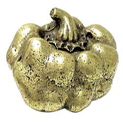 Emenee Pumpkin Knob in Aged Brass