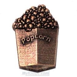 Emenee Movie Popcorn Tub Knob in Warm Pewter