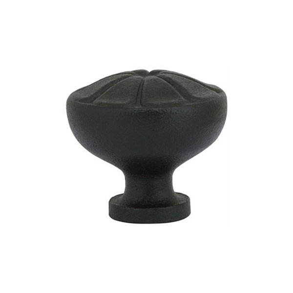 Emtek 1 1/4" Diameter Petal Knob in Flat Black Bronze