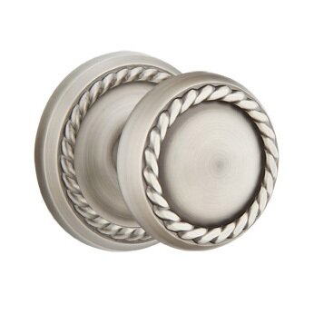 Emtek Double Dummy Rope Knob With Rope Rose in Pewter