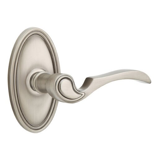 Emtek Single Dummy Right Handed Coventry Lever With Oval Rose in Pewter