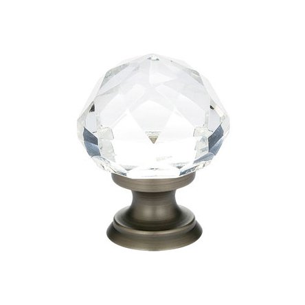 Emtek 1" Diameter Diamond Knob in Pewter