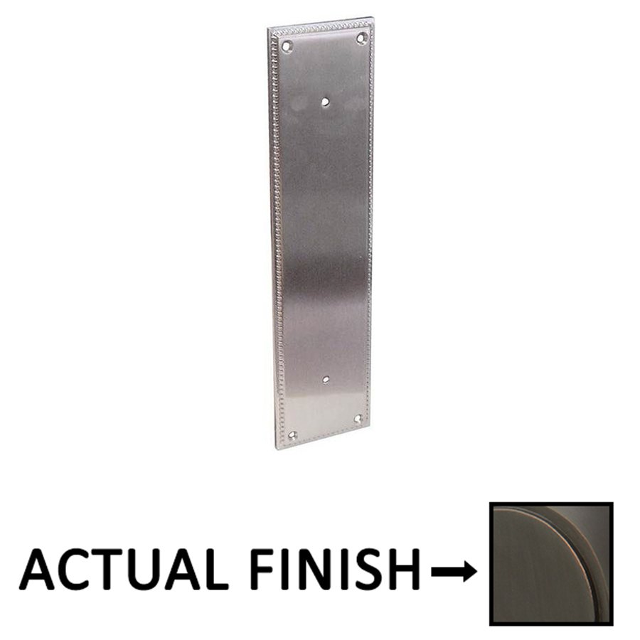 Emtek 8" Centers Knoxville Pull Plate in Oil Rubbed Bronze