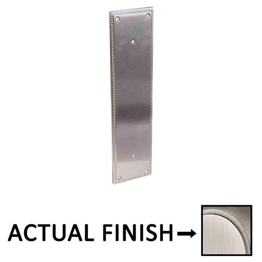 Emtek 8" Centers Knoxville Pull Plate in Pewter