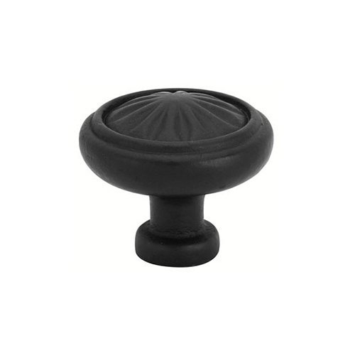 Emtek 1 1/4" Diameter Round Knob in Flat Black Bronze