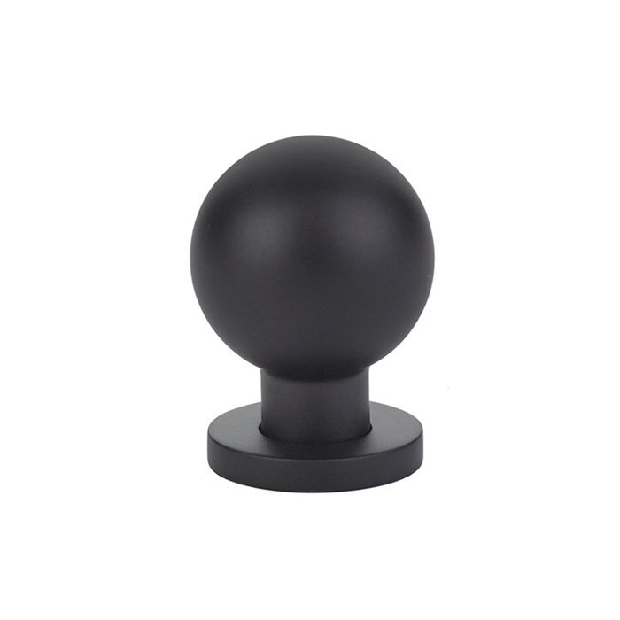 Emtek 1" Diameter Globe Knob in Flat Black