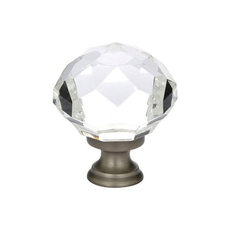 Emtek 1 3/4" Diameter Diamond Knob in Pewter